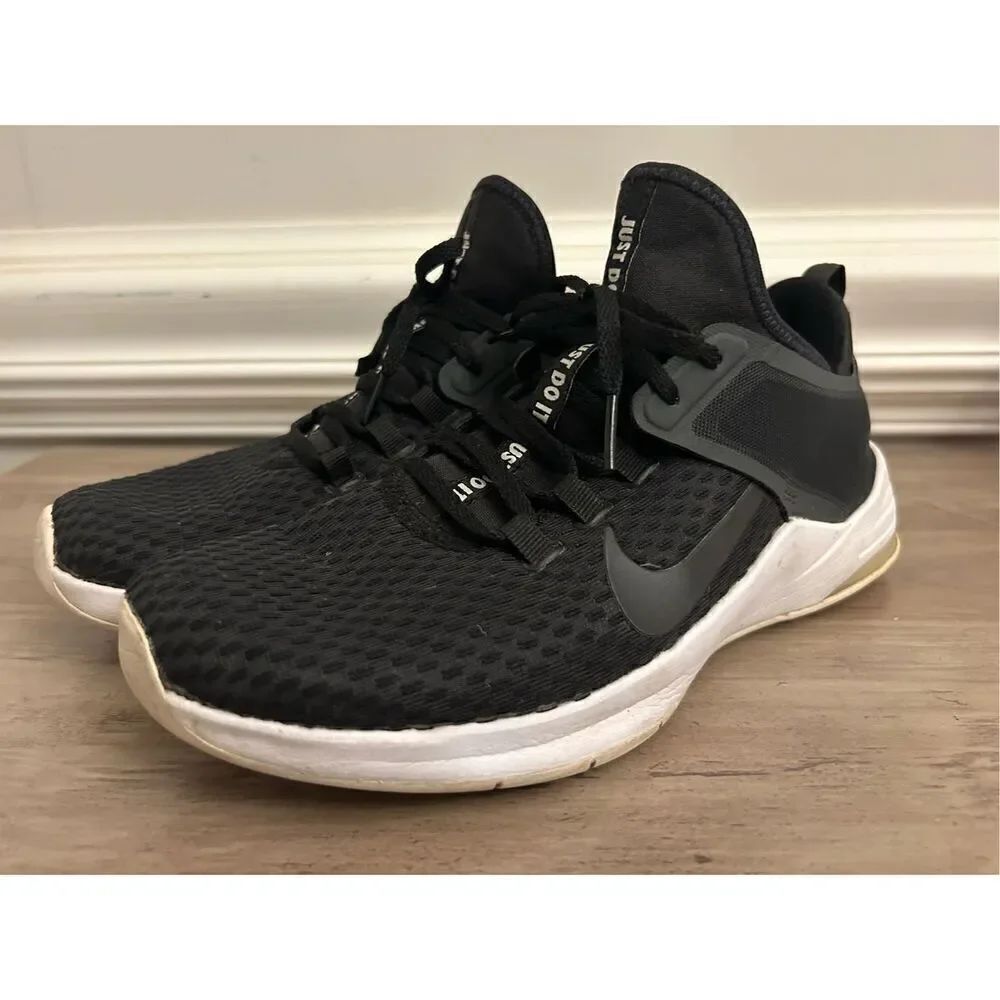 Nike Womens Air Max Bella TR 2 Shoes Black Lace Up Low Top 9.5